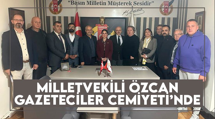 CHP Muğla Milletvekili Gizem Özcan 19 Mayıs Gazeteciler Cemiyeti'nde