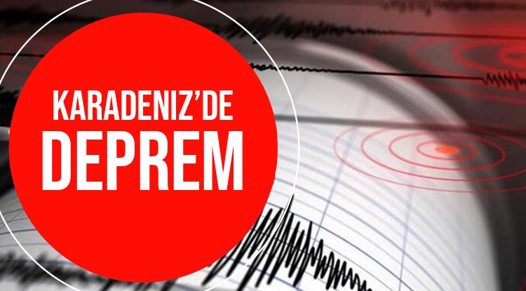 Karadeniz'de deprem
