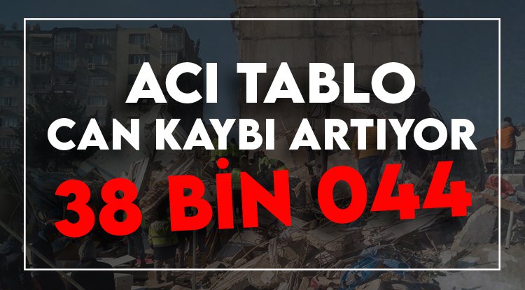 Depremde can kaybı artıyor