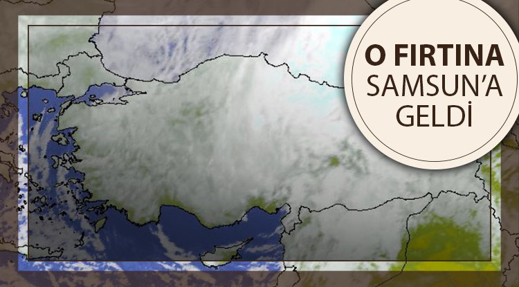 Dikkat! Aybar kar fırtınası Samsun'da