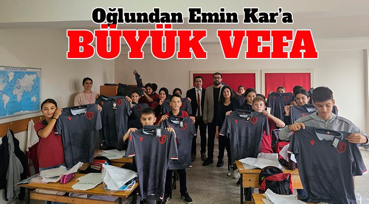 Efsane kaptan Emin Kar'a büyük vefa...