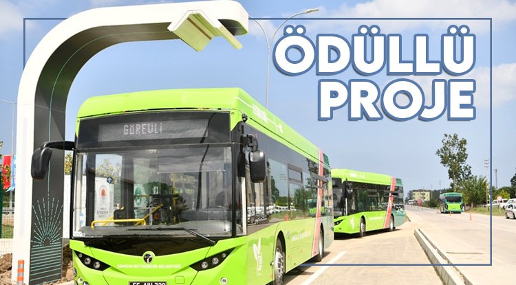 Elektrikli otobüs projesine ödül