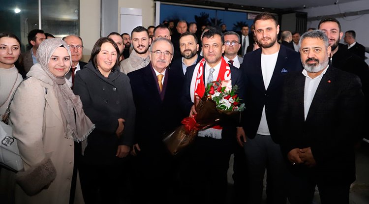 HALİT DOĞAN'A SAMSUN'DA COŞKULU KARŞILAMA