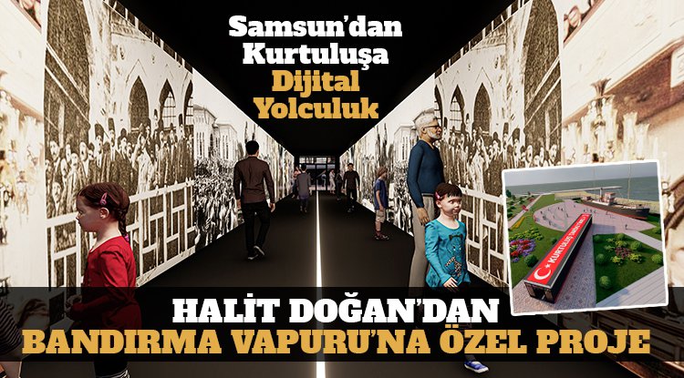 Halit Doğan'dan Bandırma Vapuru'na Dijital Gösteri Merkezi