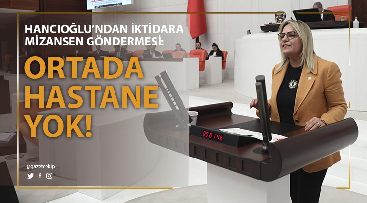 Hancıoğlu'ndan iktidara 'mizansen' göndermesi