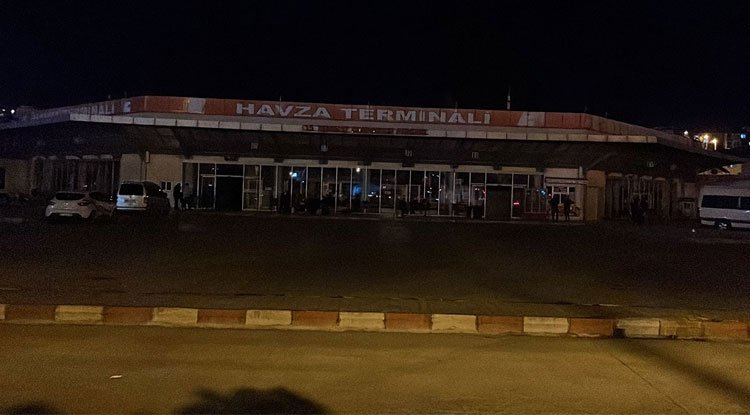 Havza Terminali karanlığa gömüldü