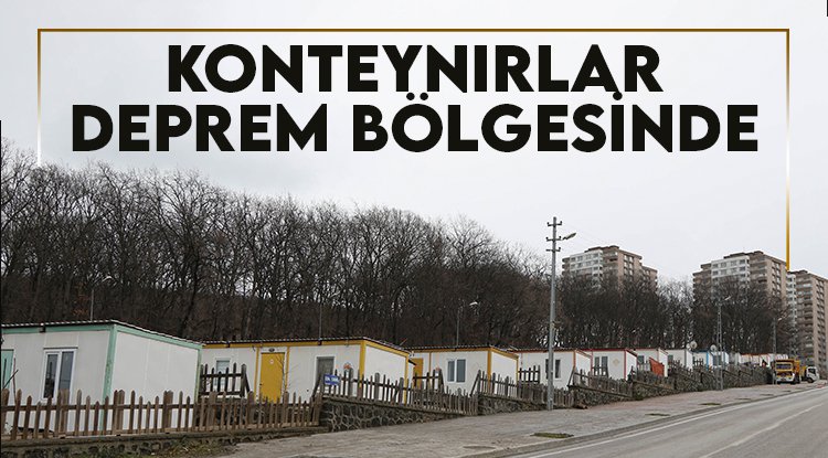 Hobi Bahçesi konteynerleri deprem bölgesine gönderildi