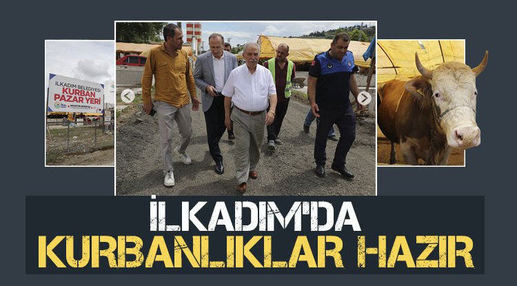 İlkadım'da 'Kurban Pazarı' hazır