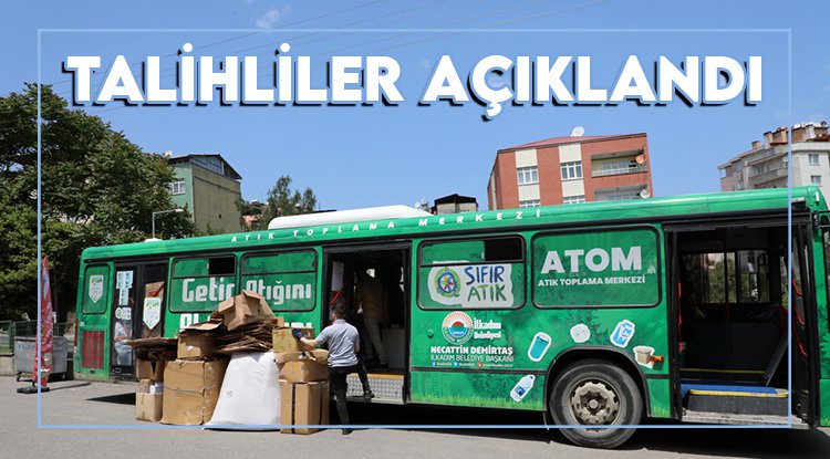 İlkadım'da talihliler belli oldu