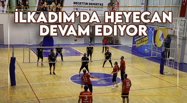 İlkadım'da voleybol turnuvası heyecanı devam ediyor