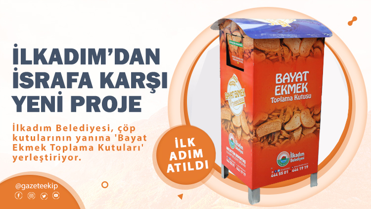 İlkadım'dan israfın önüne geçirecek proje