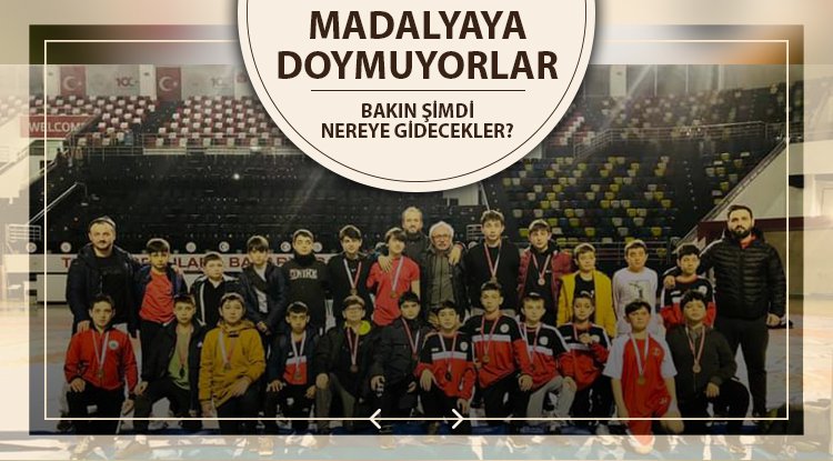 İlkadım'ın güreşçileri madalyaya doymuyor