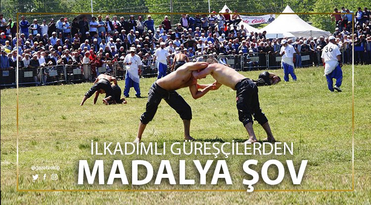 İlkadımlı güreşçiler madalyalara ambargo koydu