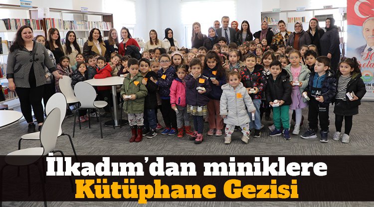 İlkadımlı minikler kütüphane haftasını kutladı