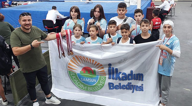 İlkadımlı sporcular göz dolduruyor