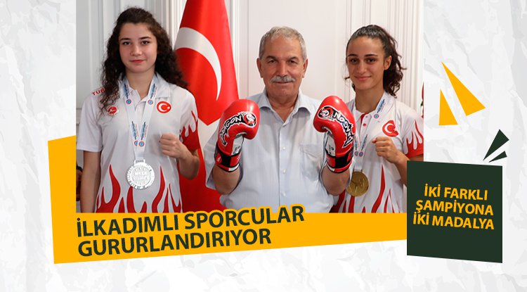 İlkadımlı sporcular gururlandırıyor