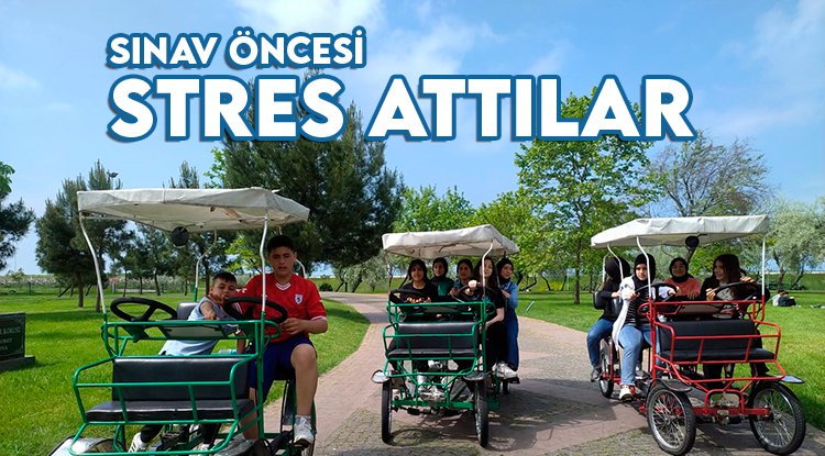 İLKEM’li öğrenciler sınav öncesi stres attı
