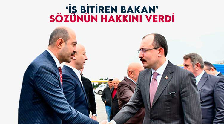 'İş bitirici bakan' sözünün hakkını verdi