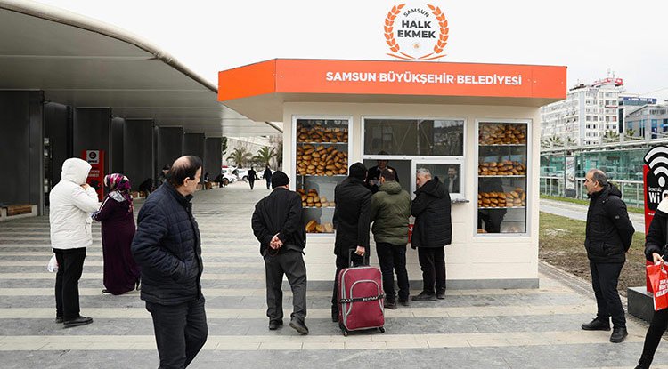 İşte Samsun'da yeni Halk Ekmek noktaları