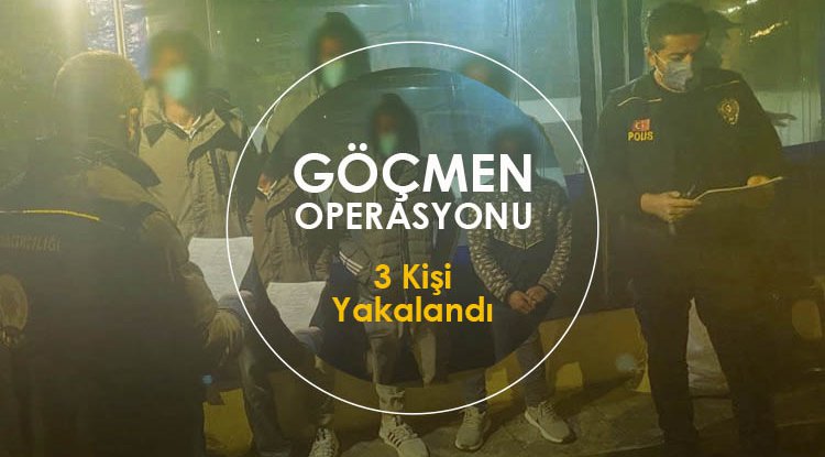 Kaçak göçmenler yakayı ele verdi