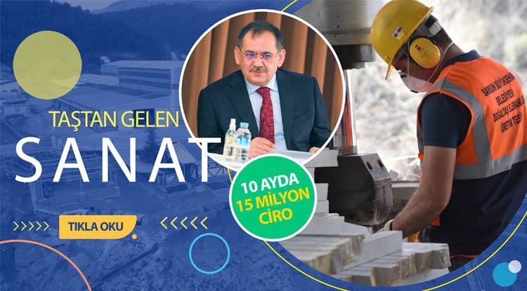 Kayadan kazanca dönüşen sanat