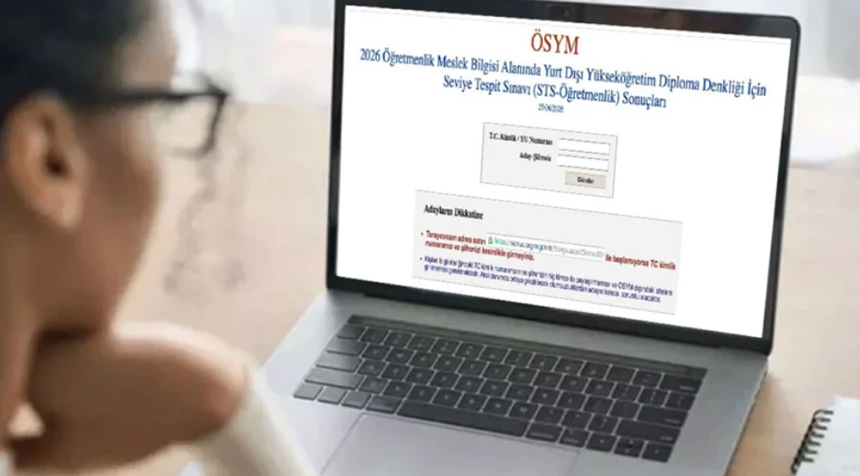 Öğretmenlik STS sonuçları belli oldu