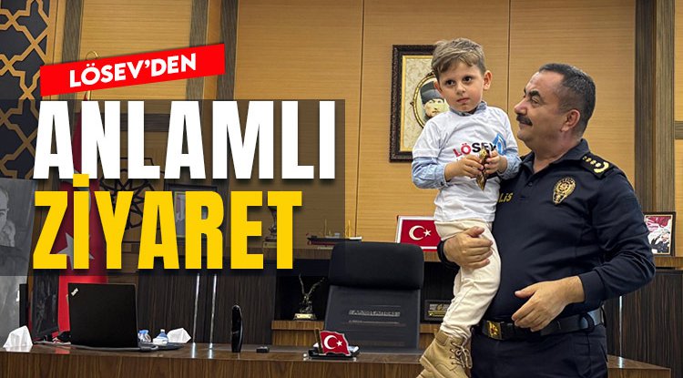 LÖSEV’li Çocuklardan Polis Haftası'nda Anlamlı Ziyaret