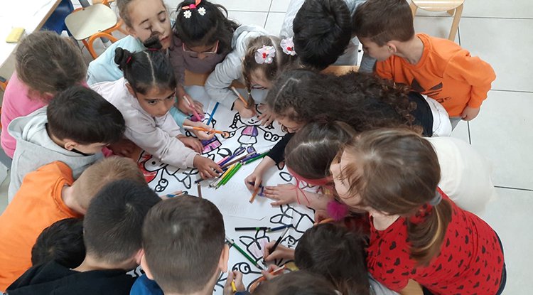 Maarif İlkokulu'nda 'Twinning' etkinliği
