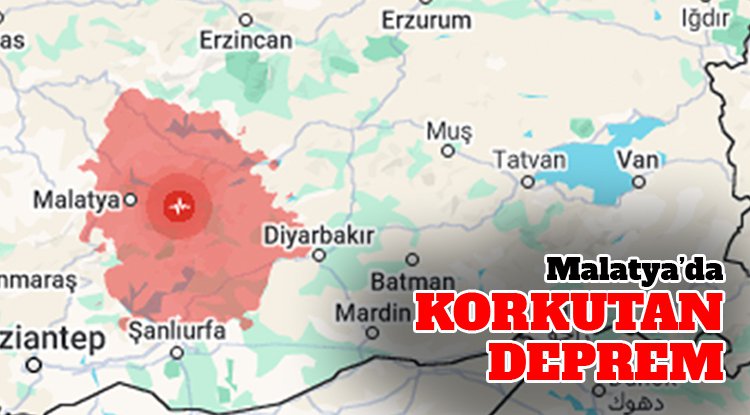Malatya'da korkutan deprem