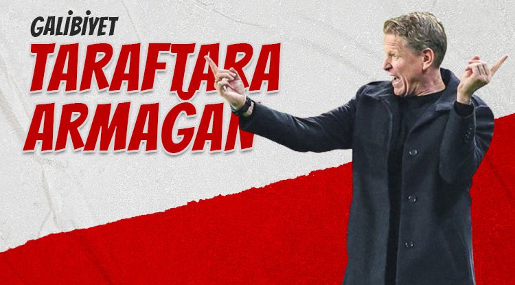 Markus Gisdol galibiyeti taraftara armağan etti