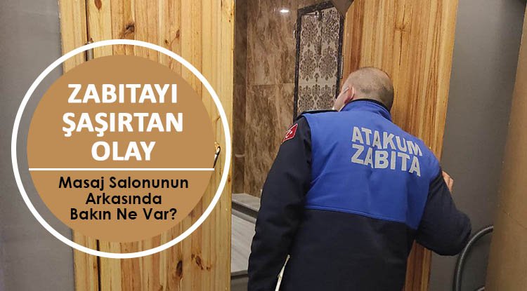 Masaj salonundan 'gizli hamam' çıktı