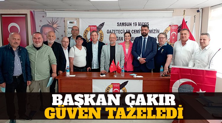 19 Mayıs Gazeteciler Cemiyeti'nde seçim: Başkan Çakır güven tazeledi