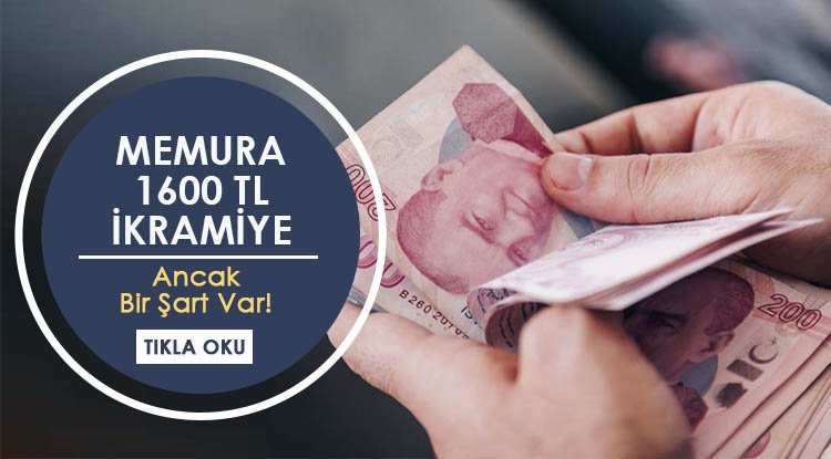 Memura şartlı ikramiye