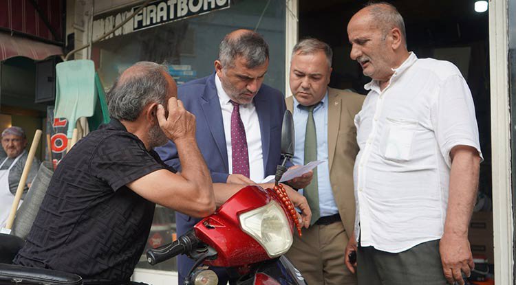 MHP Samsun'dan Tekkeköy ve Salıpazarı ziyareti