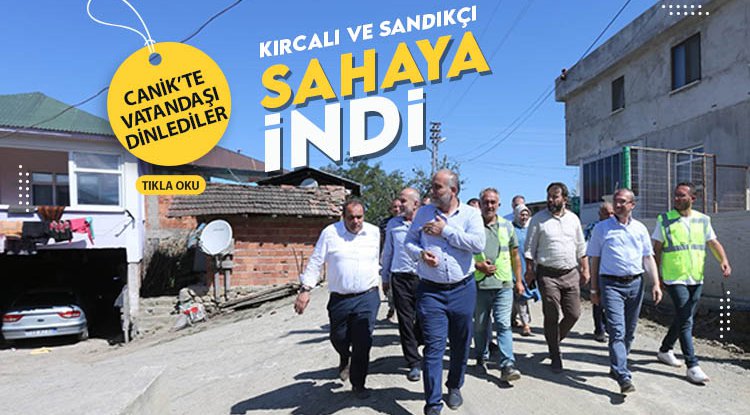 Milletvekili Kırcalı ve Başkan Sandıkçı vatandaşlarla buluştu