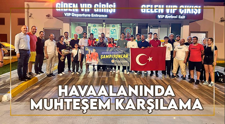 Milli gururlara muhteşem karşılama