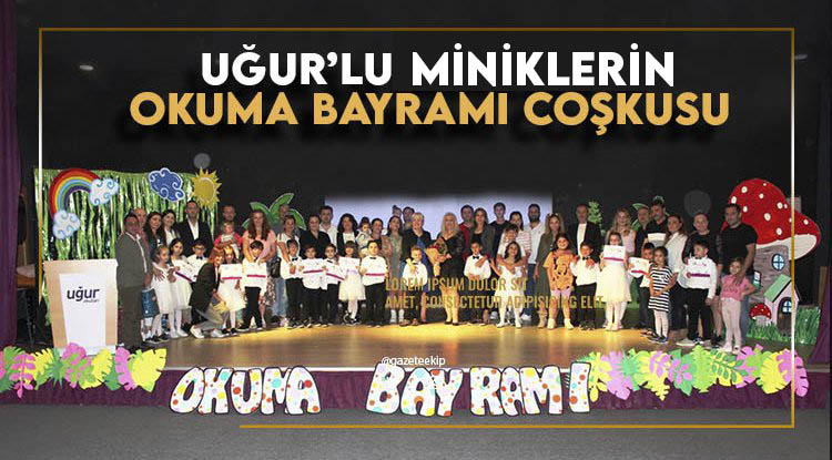 Miniklerin Okuma Bayramı coşkusu