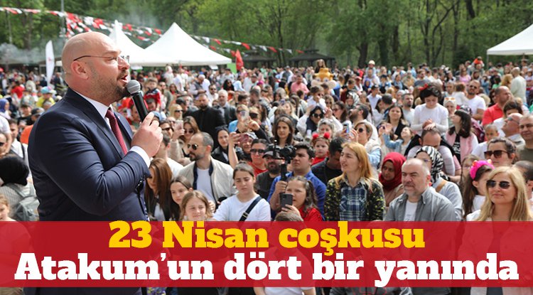 23 Nisan coşkusu Atakum’un dört bir yanında