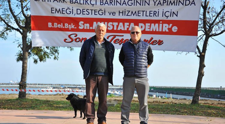 Olta balıkçılarından Başkan Demir'e teşekkür