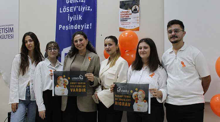 OMÜ İletişim'de LÖSEV Farkındalığı