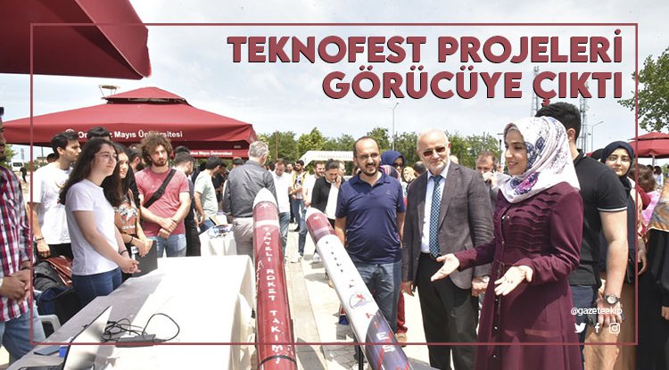OMÜ’nün TEKNOFEST Projeleri gösterimde