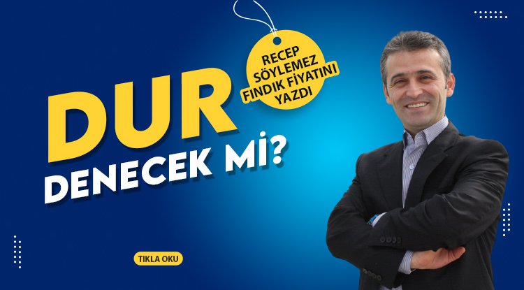 Recep Söylemez yazdı: Dur denecek mi?