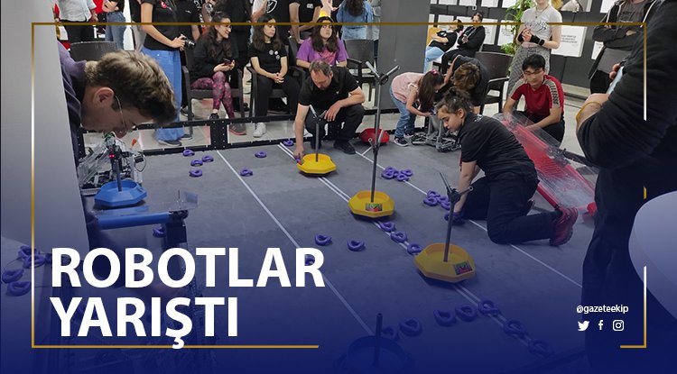 Robotlar Atakum’da yarıştı