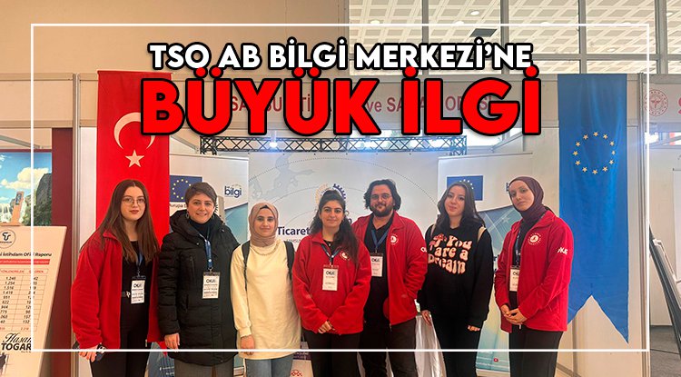 Samsun AB Bilgi Merkezi standına büyük ilgi