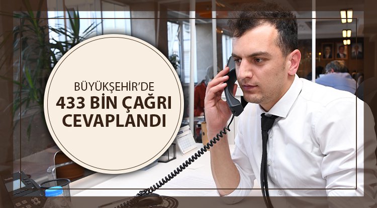 Samsun Büyükşehir 433 bin çağrıyı cevapladı