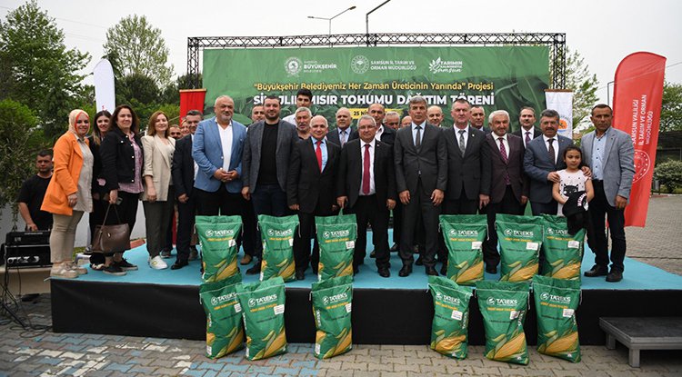 Samsun Büyükşehir’den silajlık mısır desteği