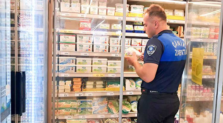 Samsun Canik'te Marketler Mercek Altında