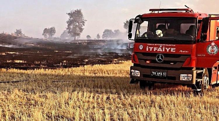 Samsun'da 6 ayda 263 anız ve orman yangınına müdahale