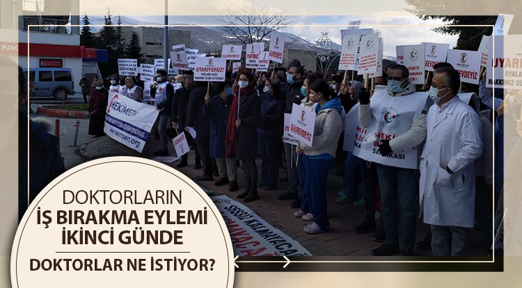 Samsun'da doktorların grevi sürüyor