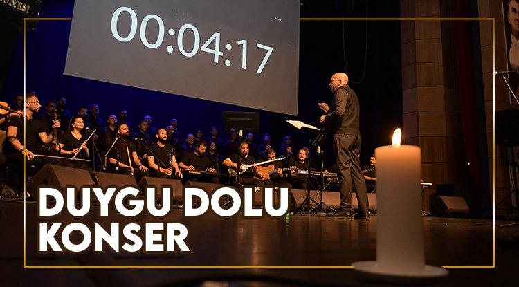 Samsun'da duygu dolu konser